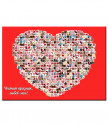 Collage of your photos heart